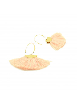 Boucles d'oreilles pompons...