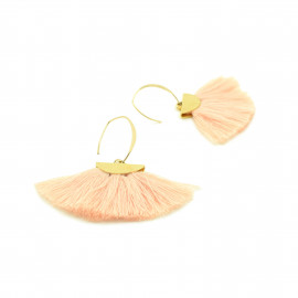 Boucles d'oreilles pompons...