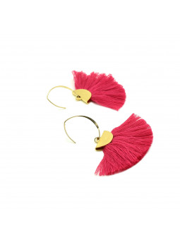 Boucles d'oreilles pompons...