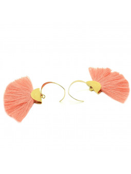 Boucles d'oreilles pompons...