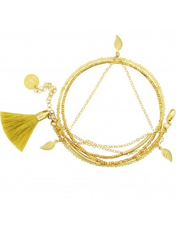 Bracelet CITRINE Or gold...