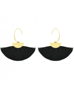 Boucles d'oreilles pompons...