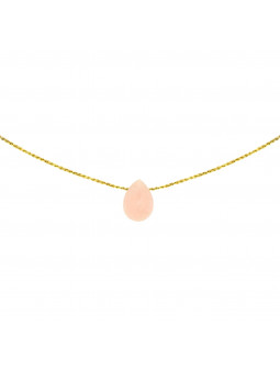 Collier OPALE ROSE Or gold...