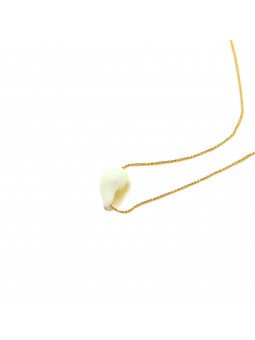 Collier COQUILLAGE BLANC...