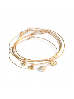 Bracelets 7 joncs Semainier...