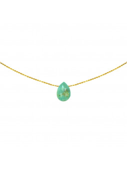 Collier TURQUOISE Or gold...