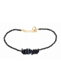 Bracelet Hématite noire...