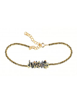Bracelet Hématite champagne...
