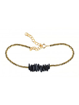 Bracelet Hématite champagne...