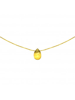 Collier CITRINE Or gold...
