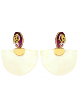 Boucles d'oreilles ROSE...