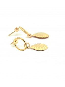 copy of YELLOW pompom earrings