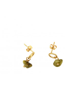 copy of YELLOW pompom earrings