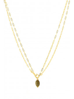 Collier long maille...