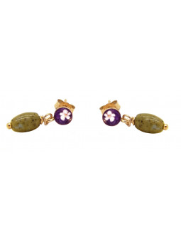 Boucles d'oreilles VIOLETTE...