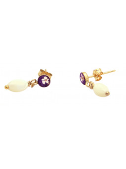 Boucles d'oreilles VIOLETTE...