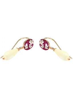 Boucles d'oreilles ROSE...