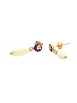 Boucles d'oreilles VIOLETTE...