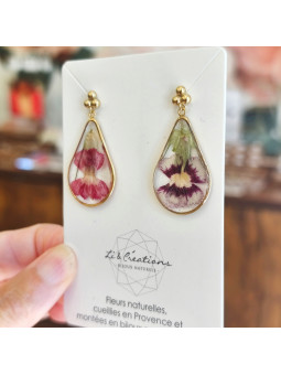 Boucles d'oreilles PENSÉES...