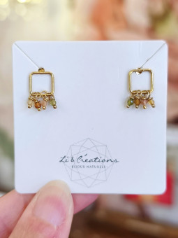 copy of YELLOW pompom earrings