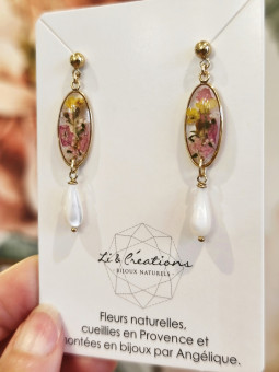 Boucles d'oreilles ROSE...