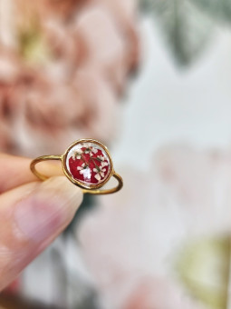 Bague ROSE TORILIS BLANC Or...