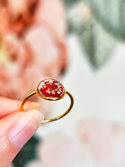 Bague ROSE TORILIS BLANC Or...