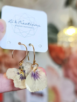 Boucles d'oreilles PENSÉES...