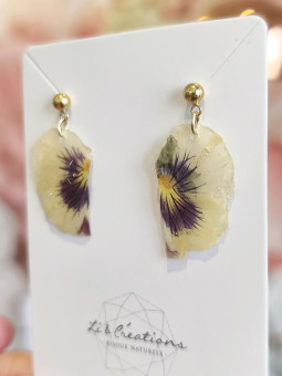 Boucles d'oreilles PENSÉES...